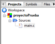 Proyecto creado en el Workspace