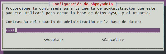 Confirmación de contraseña