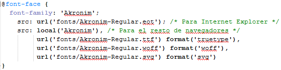 Pantalla de dafont.com