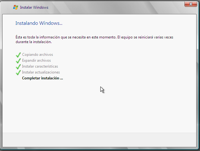 Petición de cambio de contraseña del administrador