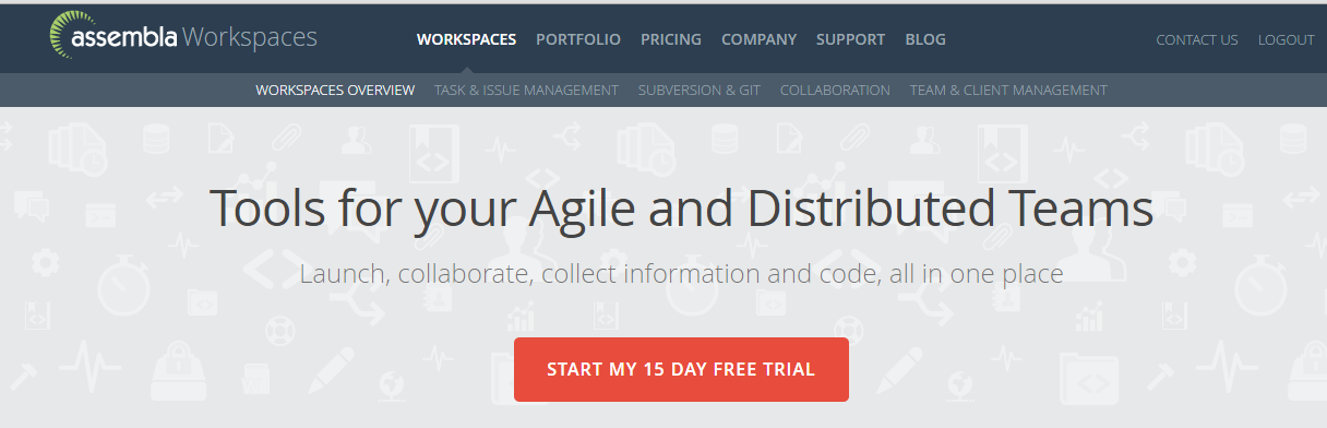 Botón Start My 15 Days Free Trial