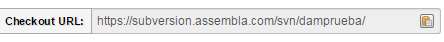 URL de checkout en Assembla