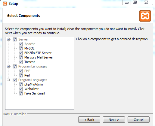 Instalación de XAMPP