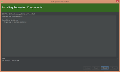 Instalación de componentes del emulador
