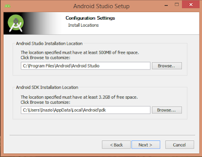 Selección de ruta de instalación