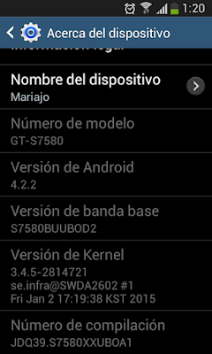 Pulsando Número de compilación