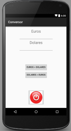 Vista del layout en el editor