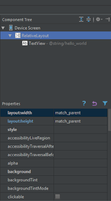 Añadir componentes al layout