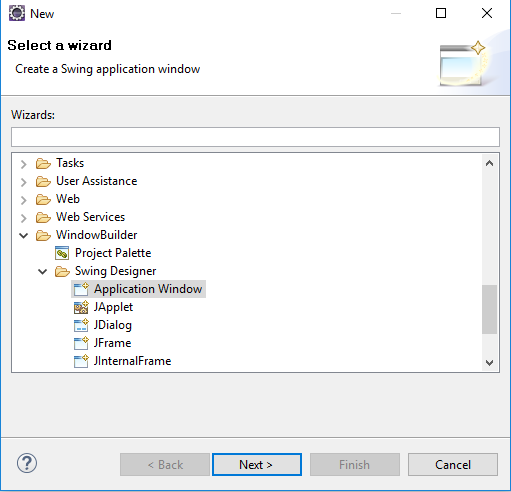 Nombrar la clase de la ventana