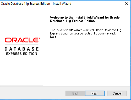 Instalación de Oracle Database Express Edition