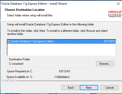 Progreso de la instalación