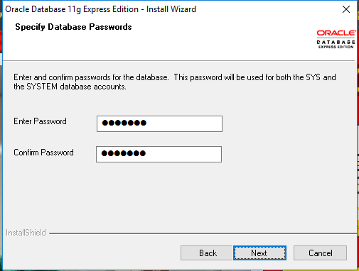 Arrancar el servicio de Oracle Database